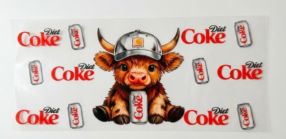 diet coke highland cow