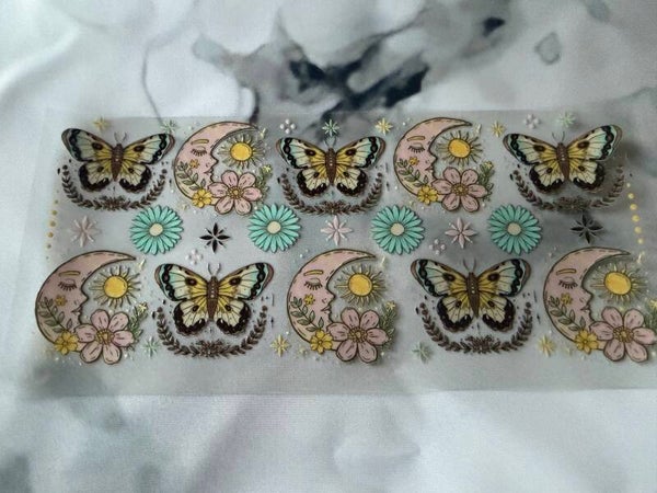Butterflies and moons