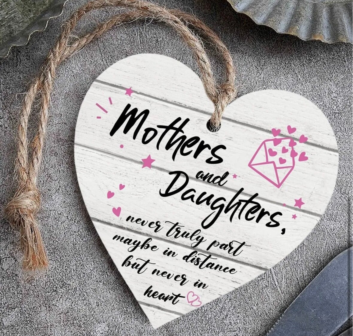 Mother and Daughter Heart Plaque – A Timeless Bond