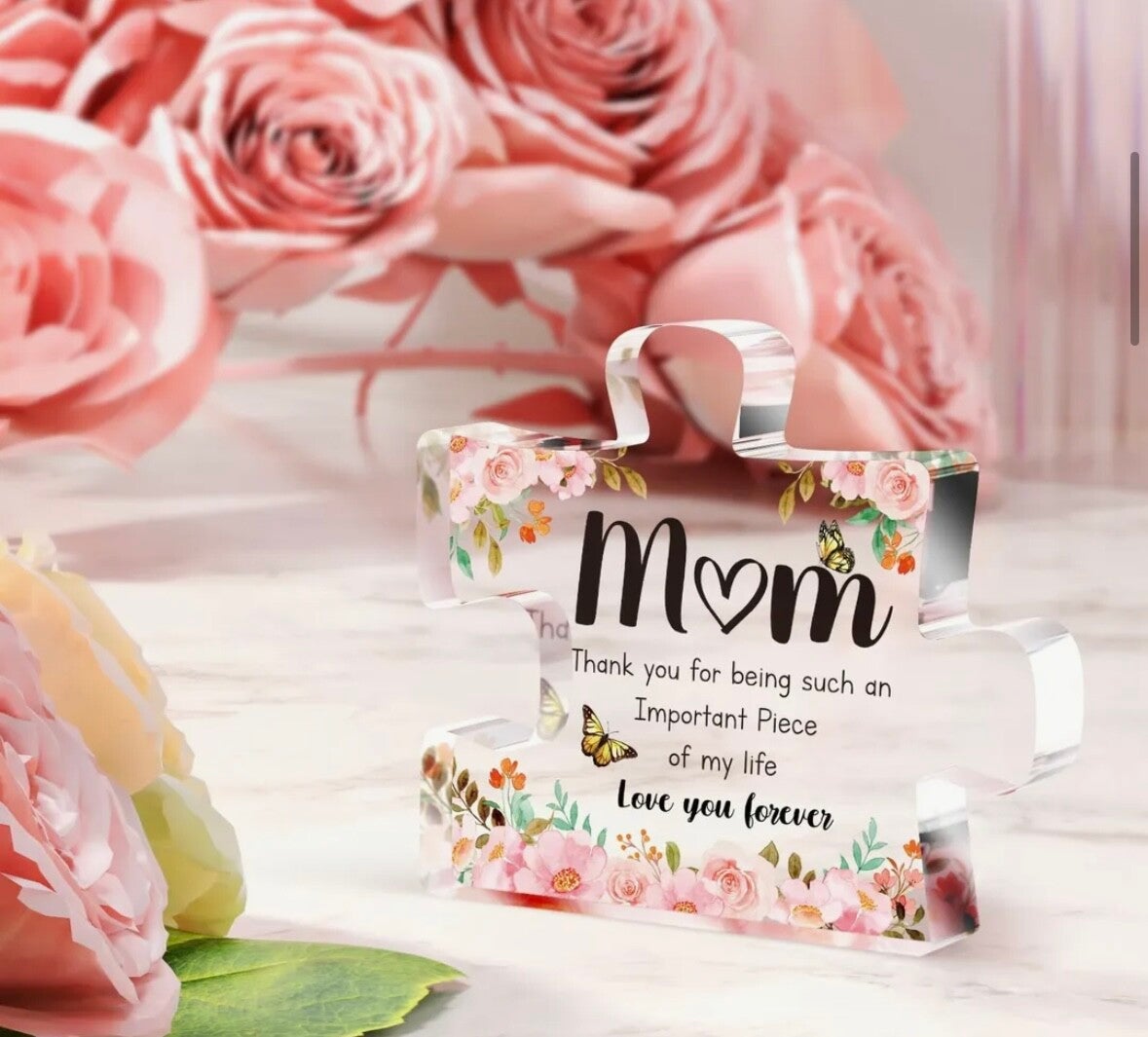 Mum Puzzle Piece Acrylic – A Beautiful Symbol of Love