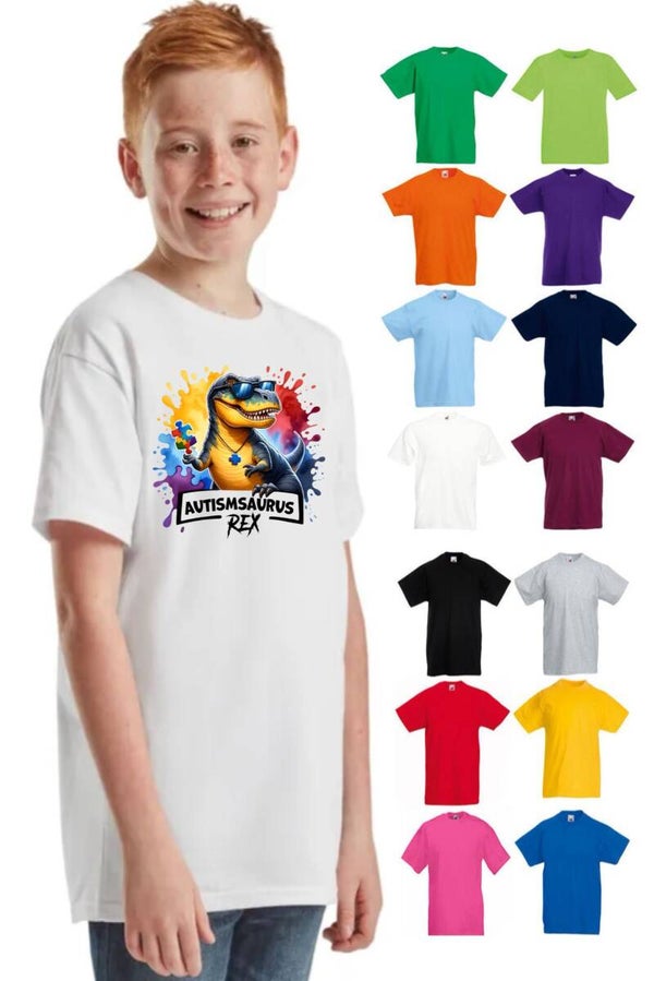 Unisex children 'Autismsaurus Rex' T-shirt