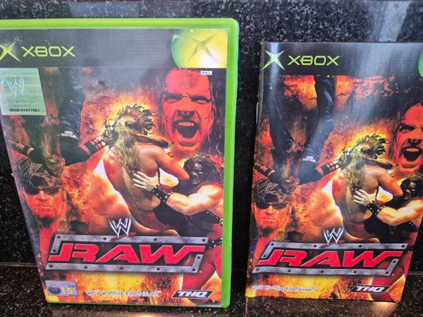 W RAW Wrestling XboX Original