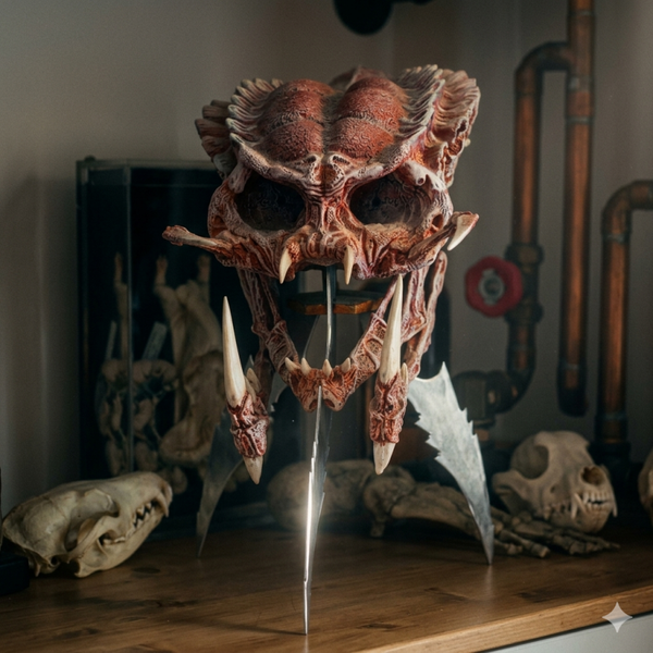 Preditor head on bladed tripod stand