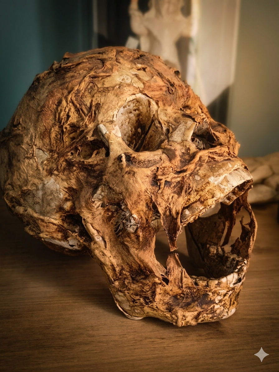 Mummyfied Skull Model from The Mummy Film