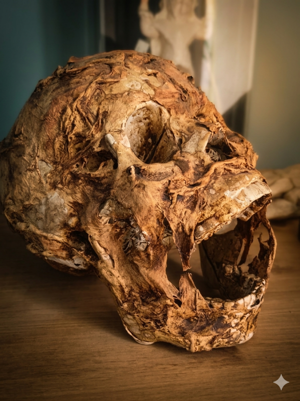 Mummyfied Skull Model from The Mummy Film