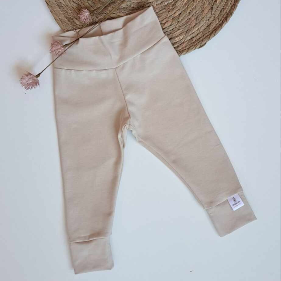 broek effen beige
