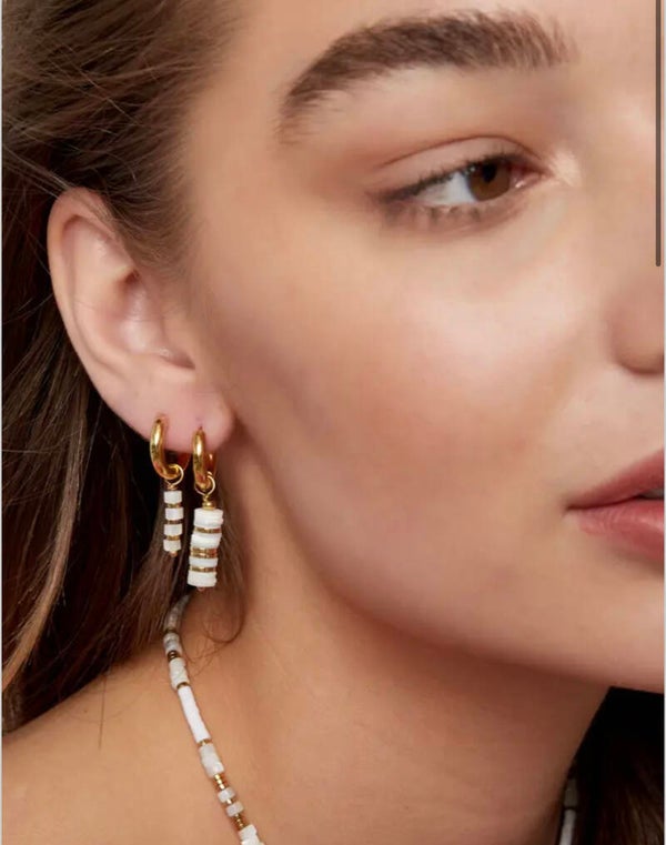 Oorbellen hanger platte kraaltjes