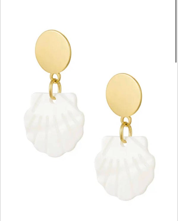 Oorbellen Rond schelp