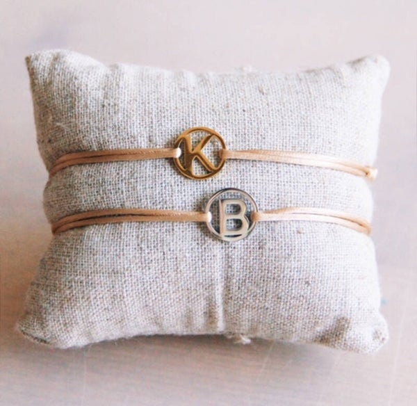 Initial Satin Champagne