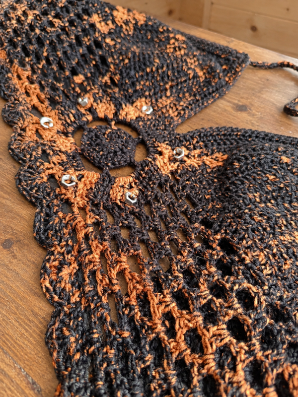 RUST RITUAL — Handmade Crochet Top