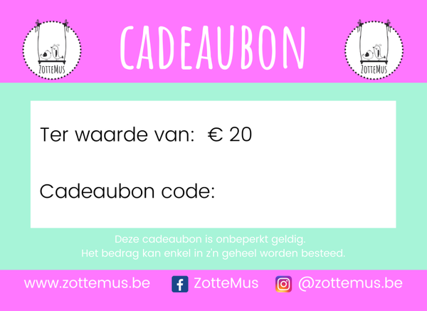 Cadeaubon €20