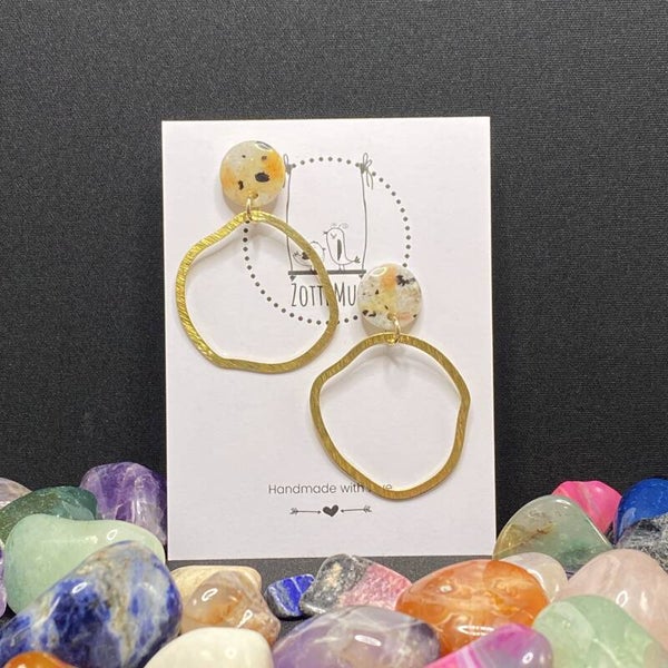 No One Knows Dalmatian Jaspis Irregular Ring