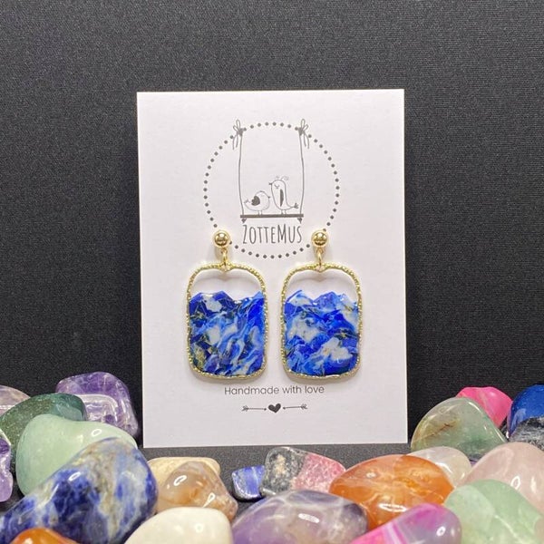 No One Knows Lapis Lazuli Rectangular Frame