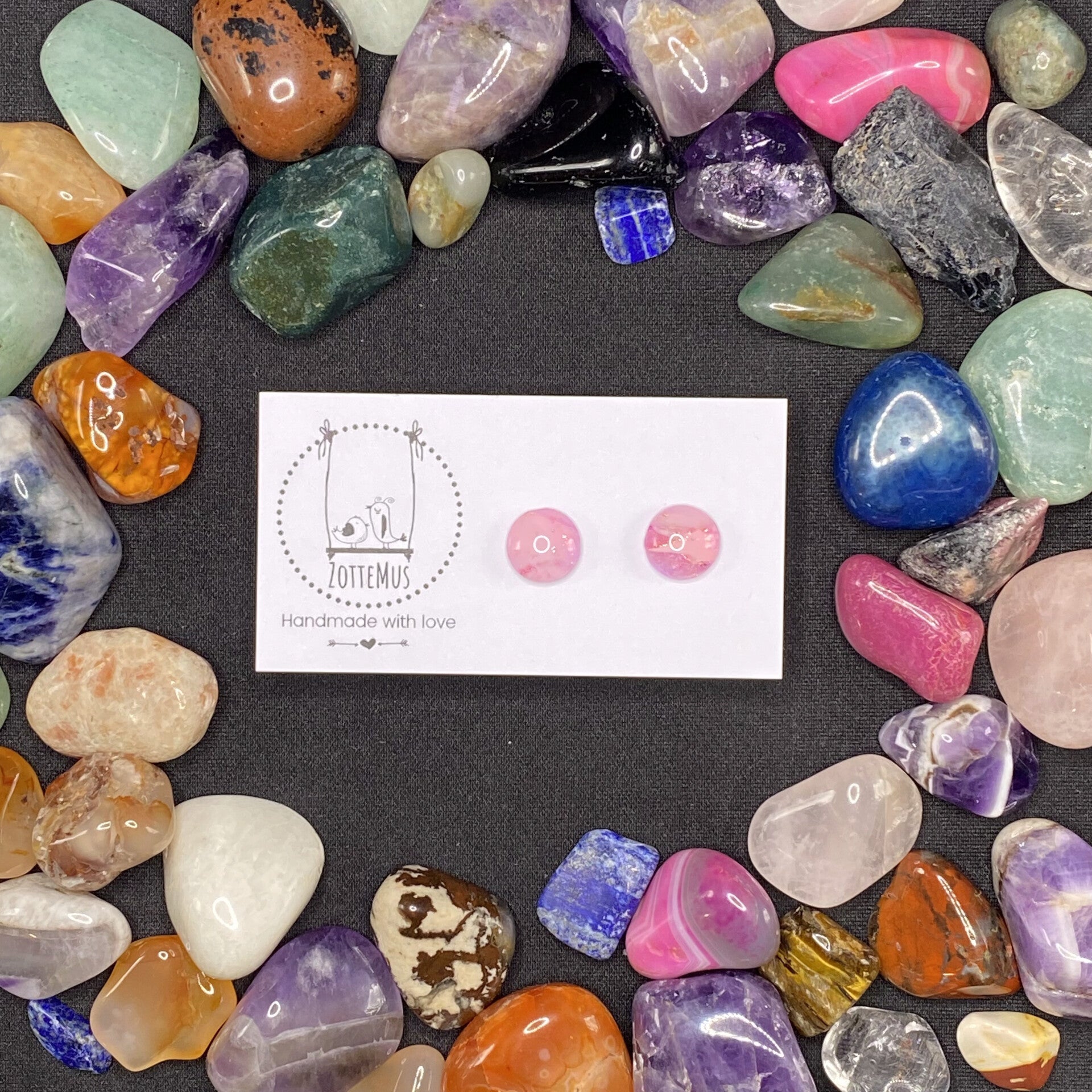 No One Knows Amethist Stud Small 1