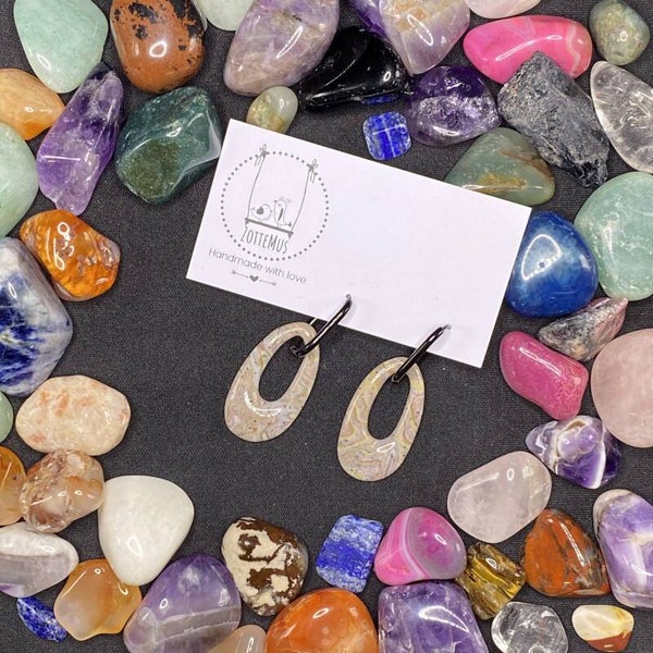 No One Knows Landscape Jaspis Oval Charm Oval Ring