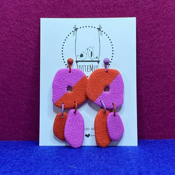 Pump Up The Jam Irregular Donut Red Pink