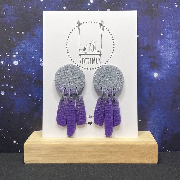 Intergalactic Dangles Stone Purple