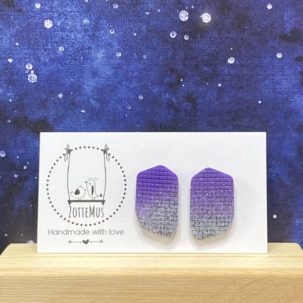 Intergalactic Stud Geo Stone Purple