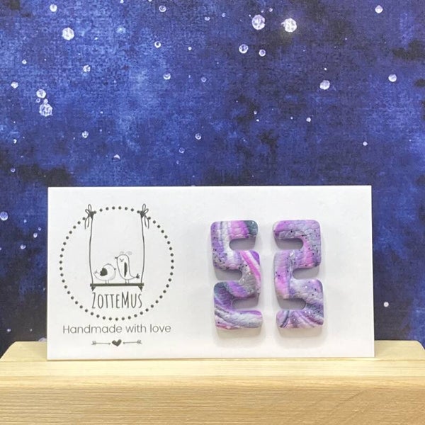 Intergalactic Stud Retro Lila Mix