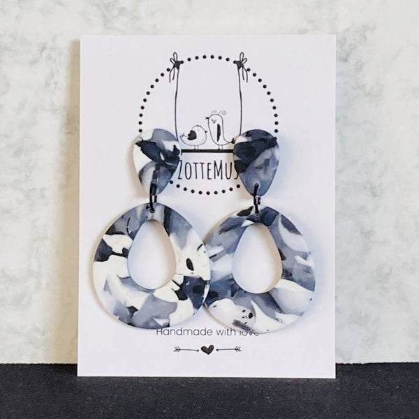 Pieces Teardrop Speckled