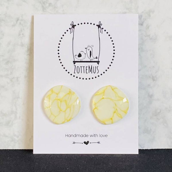 Pieces Stud Large Yellow