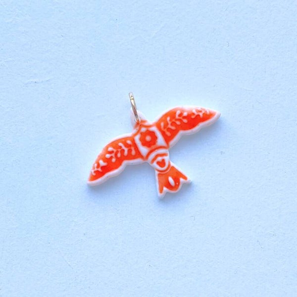 Riptide Charm Bird Dark Orange