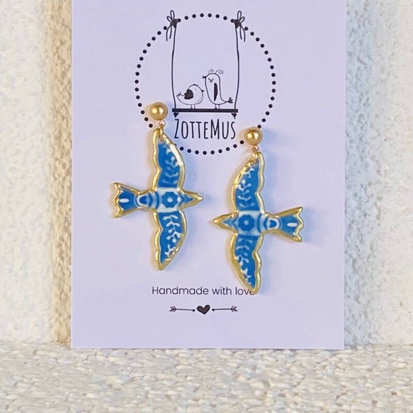 Riptide Bird Blue Gold