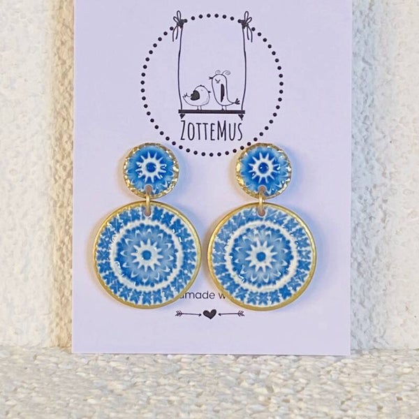 Riptide Circle Blue Gold 1