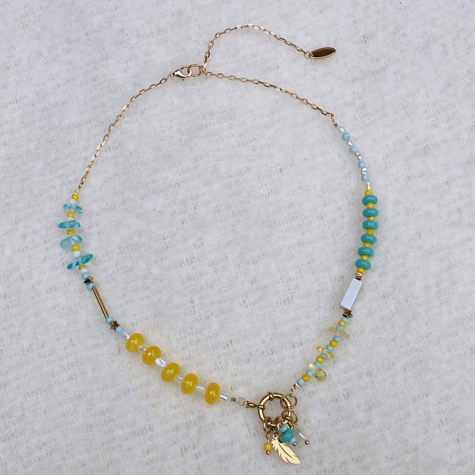 Ocean Eyes Necklace Lagoon Lush