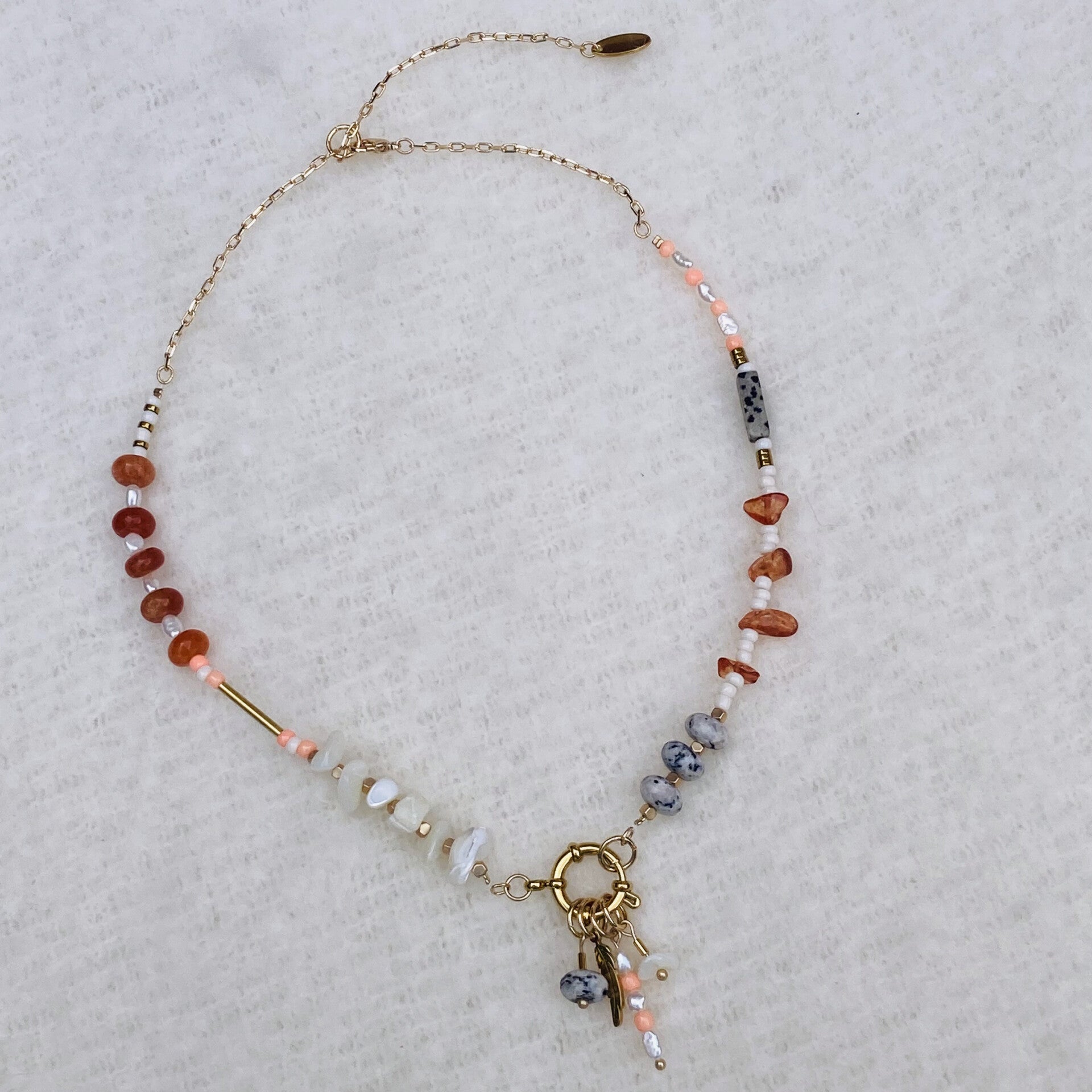 Ocean Eyes Necklace Bonfire