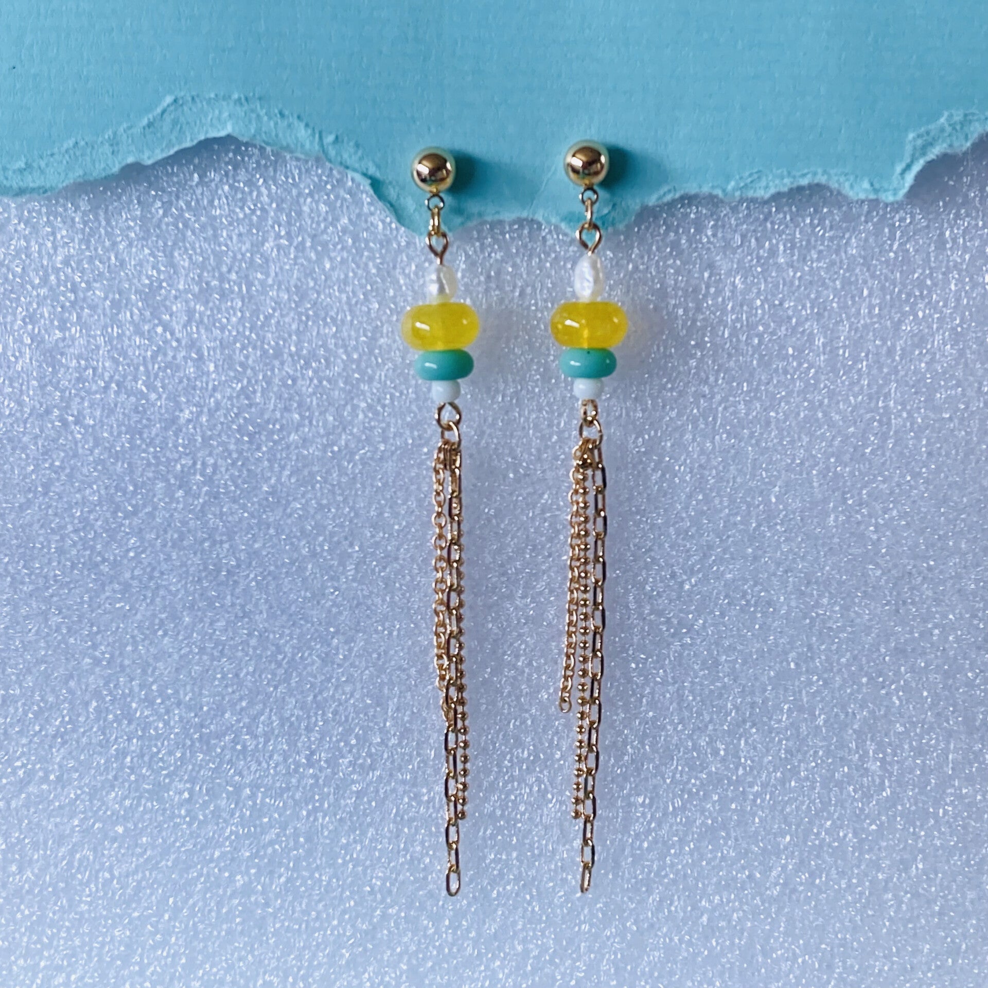 Ocean Eyes Chains Yellow Mint