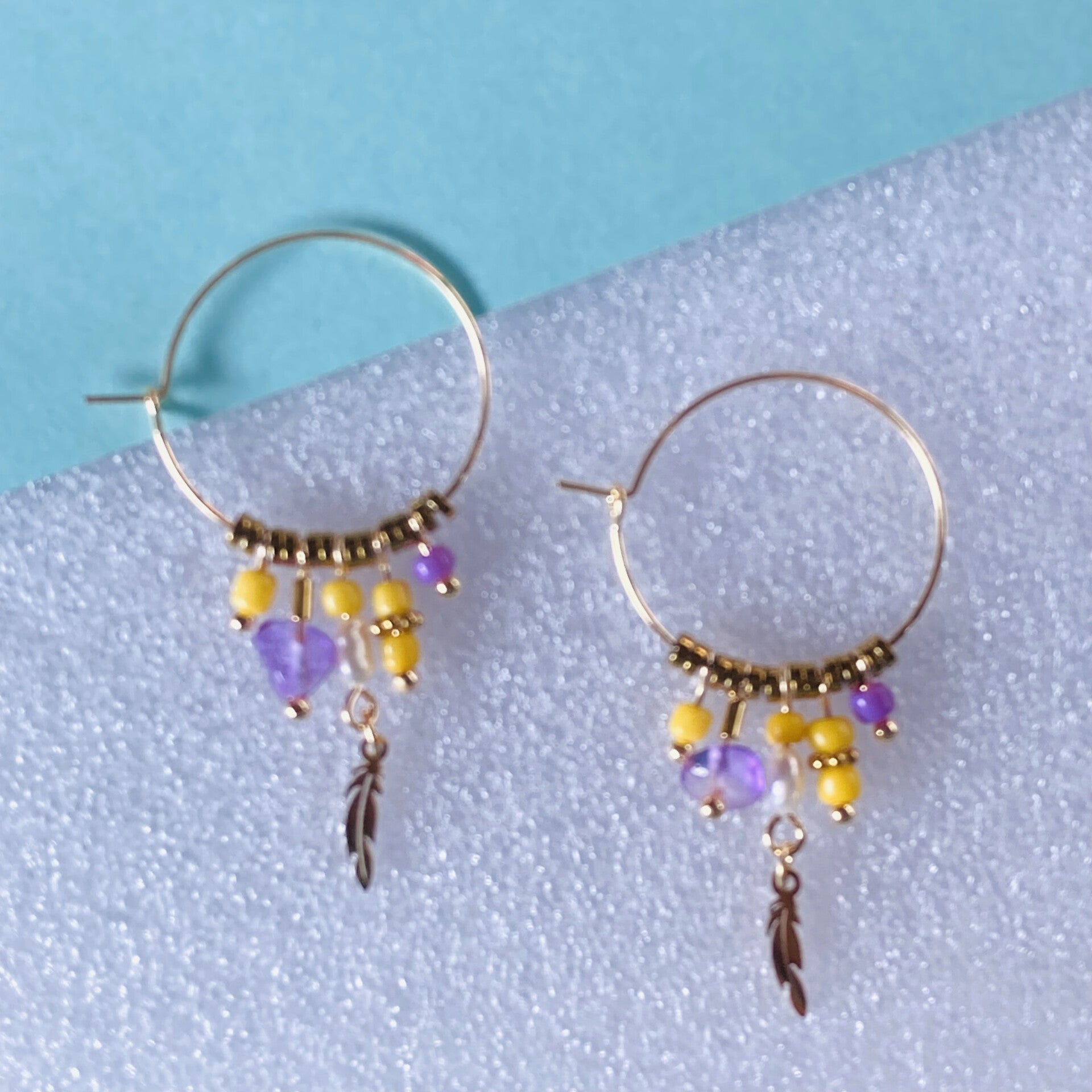 Ocean Eyes Creole Lila Yellow