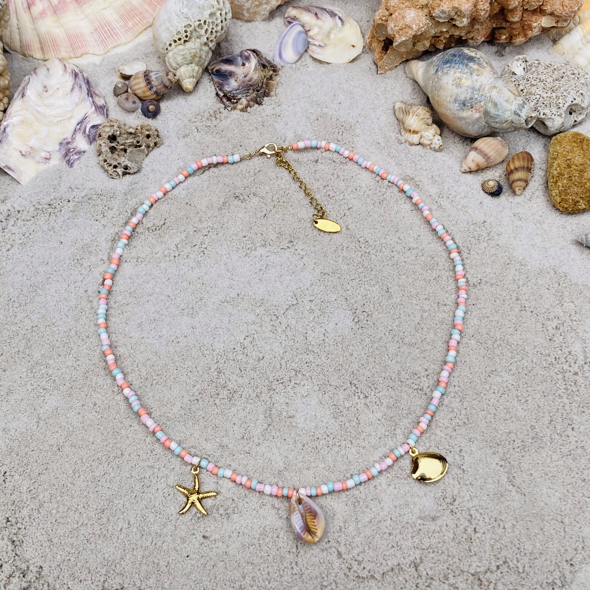 Ocean Eyes Necklace Kauri Pastel