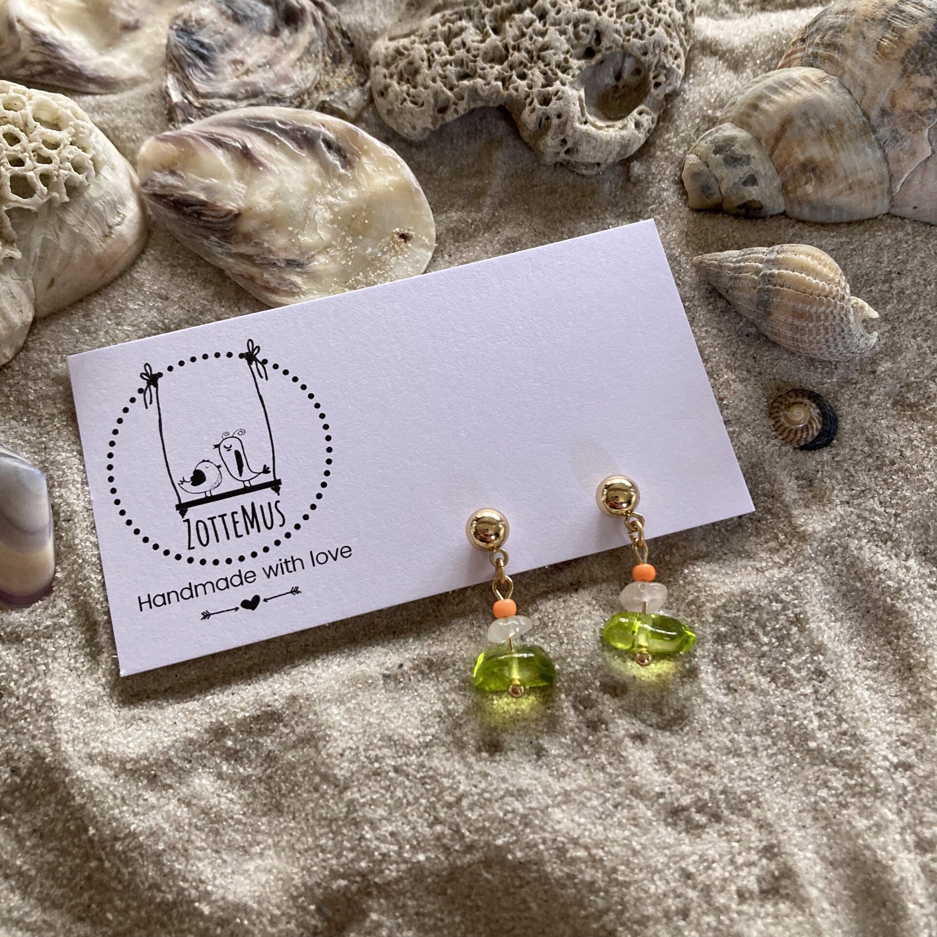 Ocean Eyes Mini Orange Green