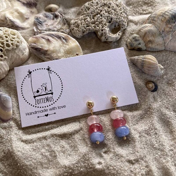 Ocean Eyes Tripple Soft Pink Blue