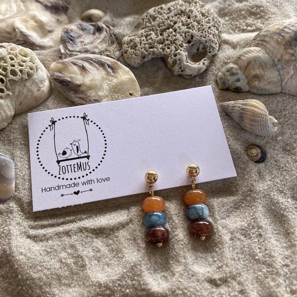 Ocean Eyes Tripple Orange Blue Brown