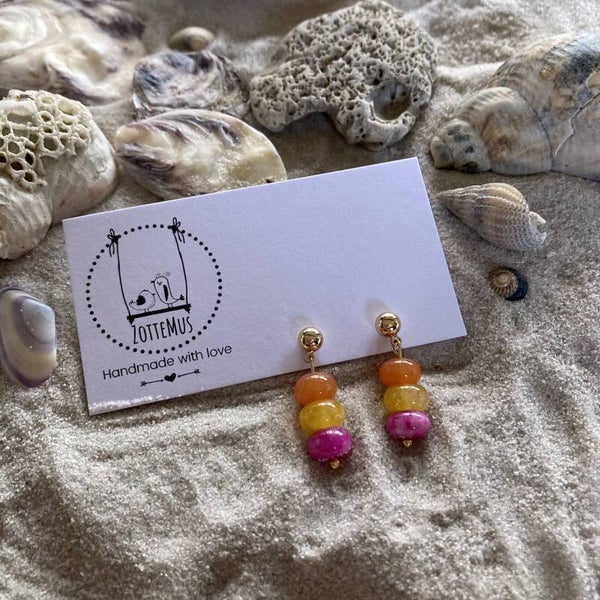 Ocean Eyes Tripple Pink Yellow Orange