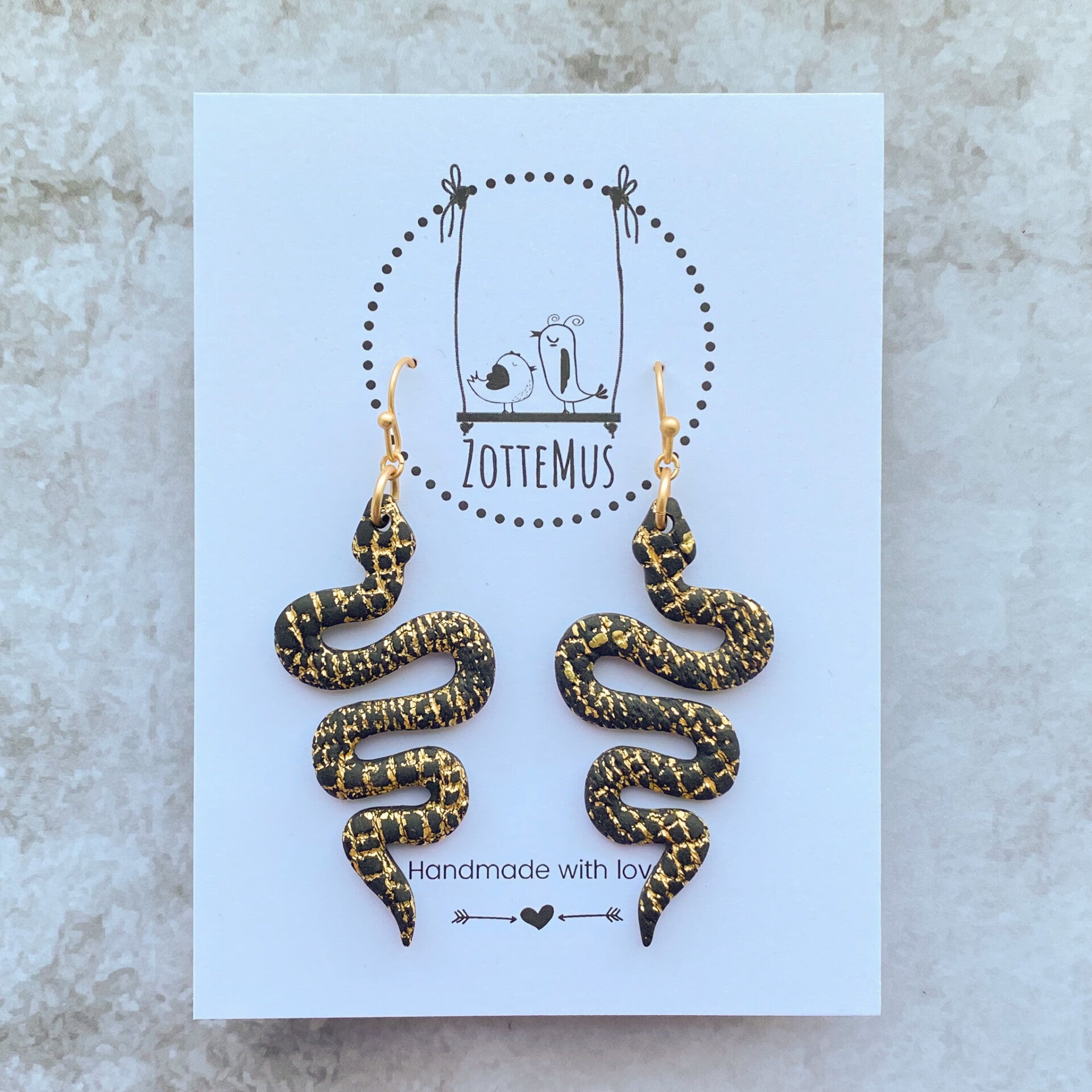 Rebel Hanging Snake Gold Leaf