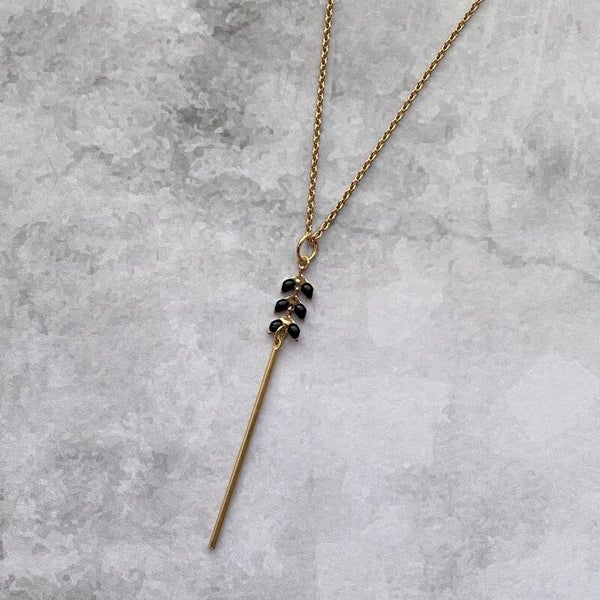 Rebel Necklace Fishbone Gold
