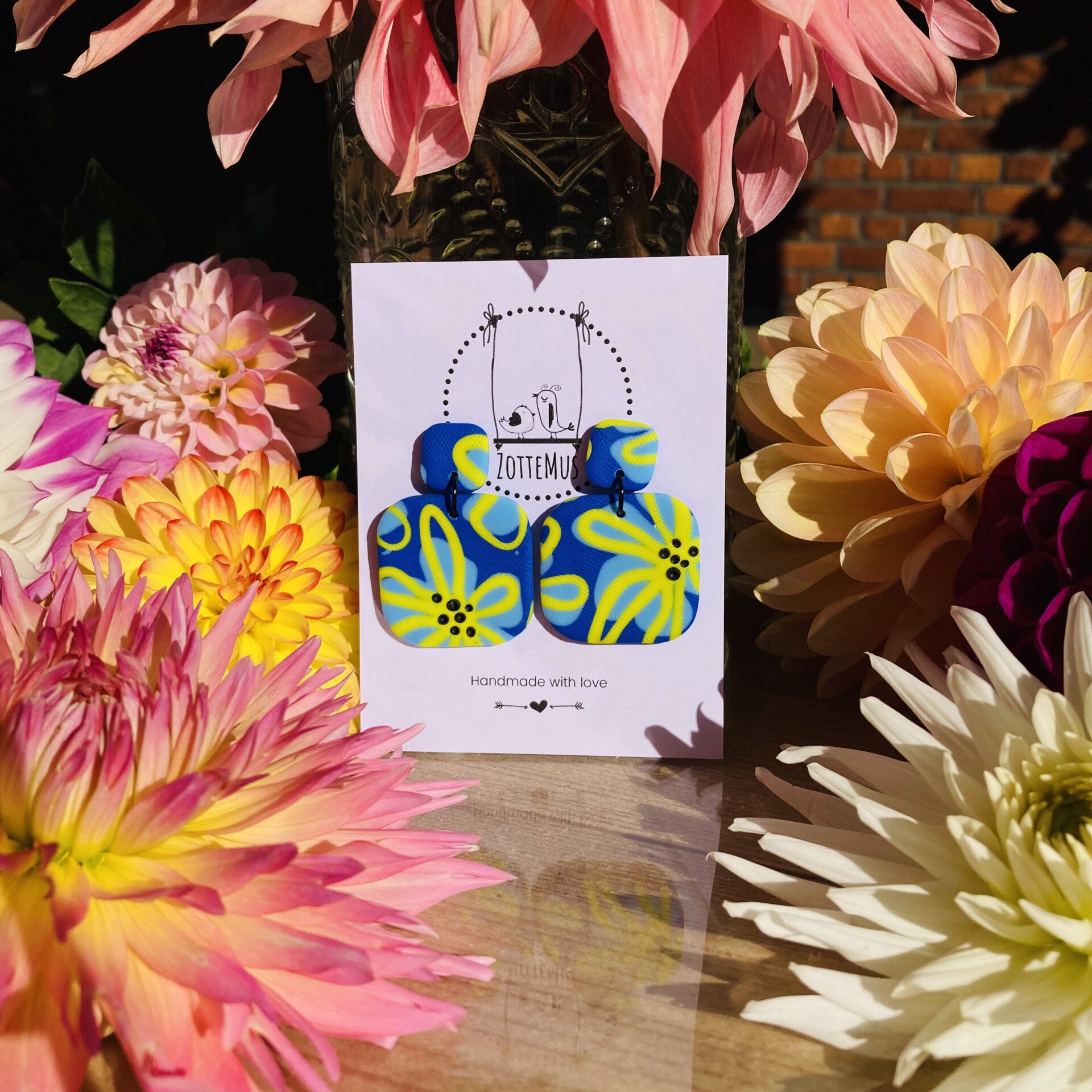 Life Is A Flower Double Square Daisy