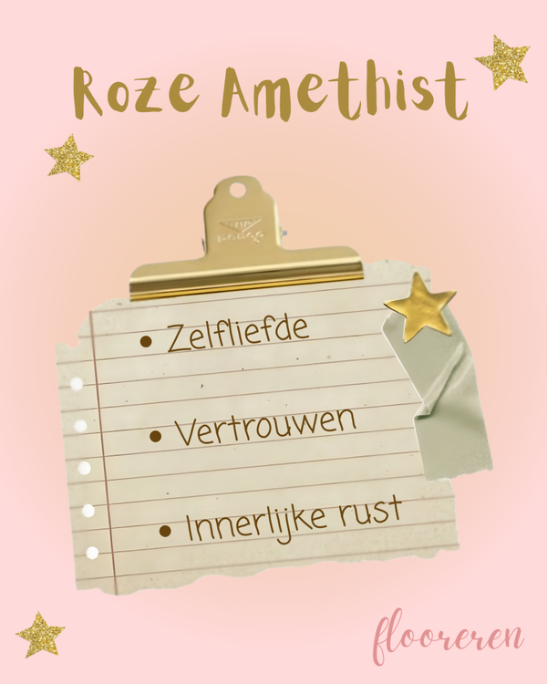 Roze Amethist | Punt