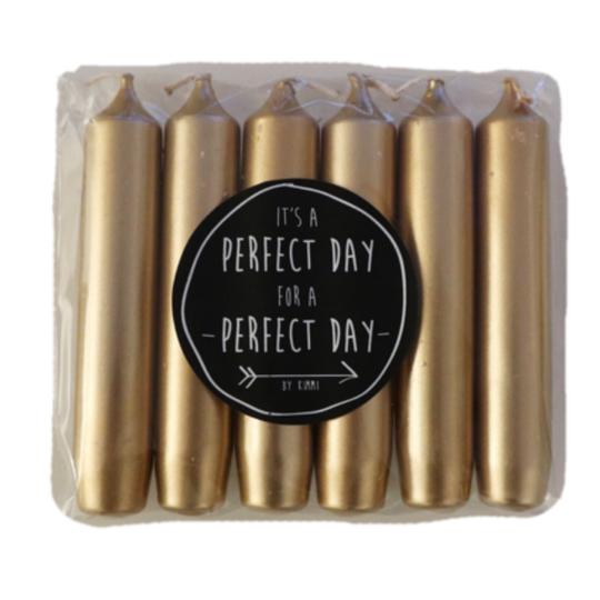 Dinerkaarsjes | Goud