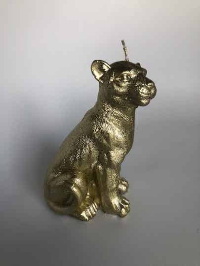 Kaars Luipaard | Goud