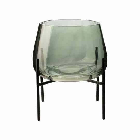 Vaas op standaard | Rond