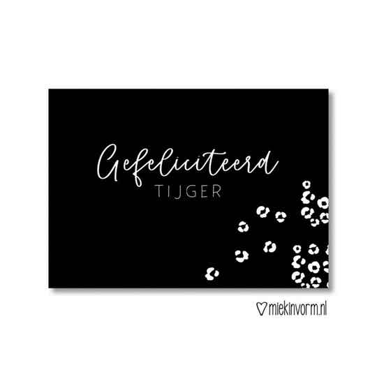Postcard | Gefeliciteerd Tijger