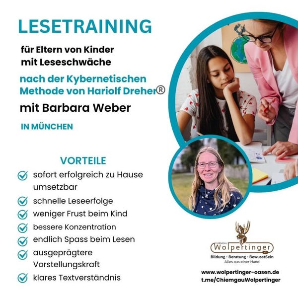 kym® - Lesetraining nach der Kybernetischen Methode von Hariolf Dreher
