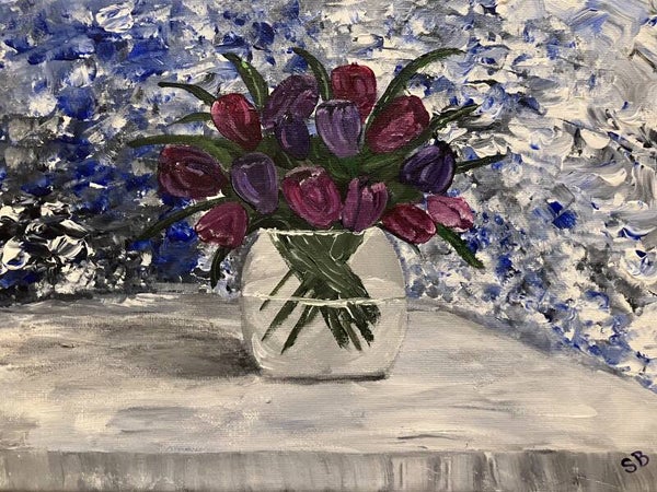 Impasto Tulips