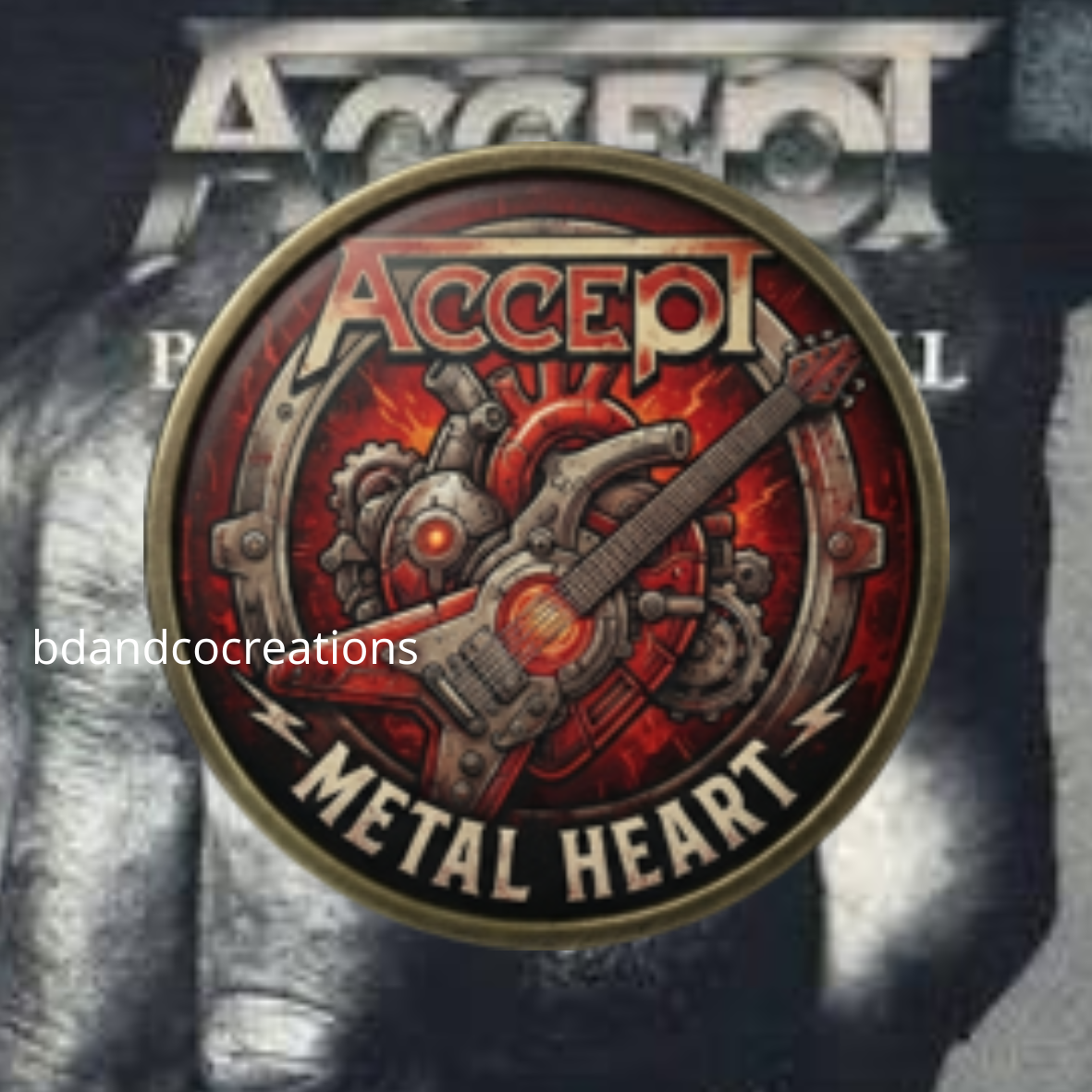 🦅 Badges ACCEPT — Légende du Heavy Metal Allemand
