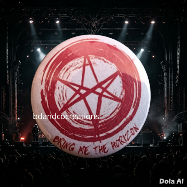 ⭐ Badges BMTH — Hexagramme & Rock Alternatif