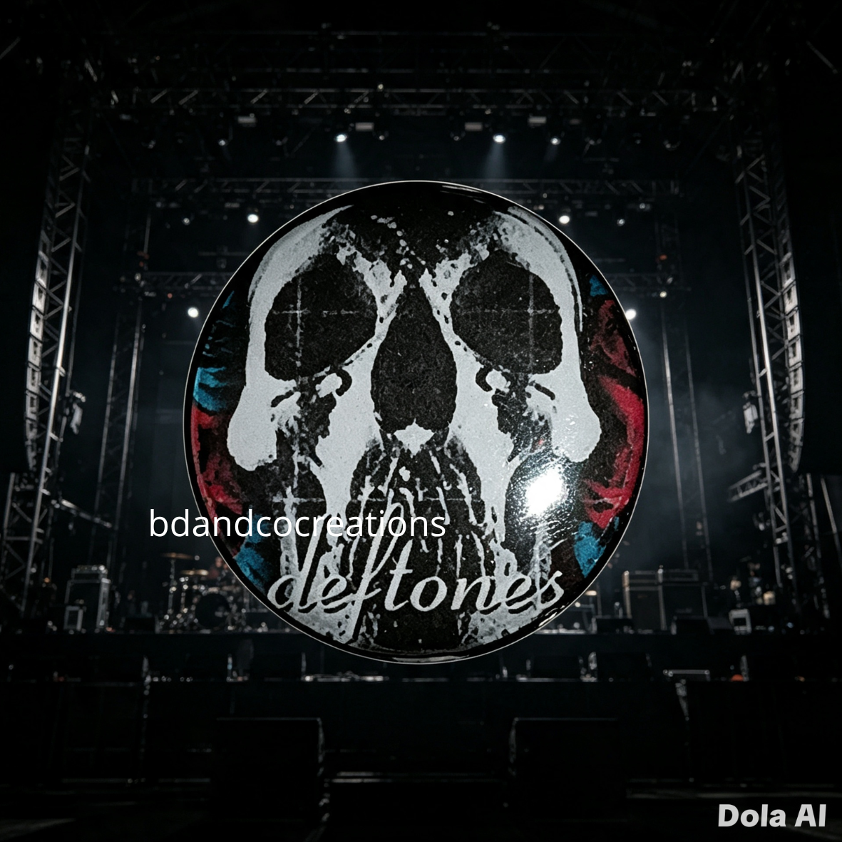 🐴 Badges Deftones — Poney Blanc & Rock Alternatif